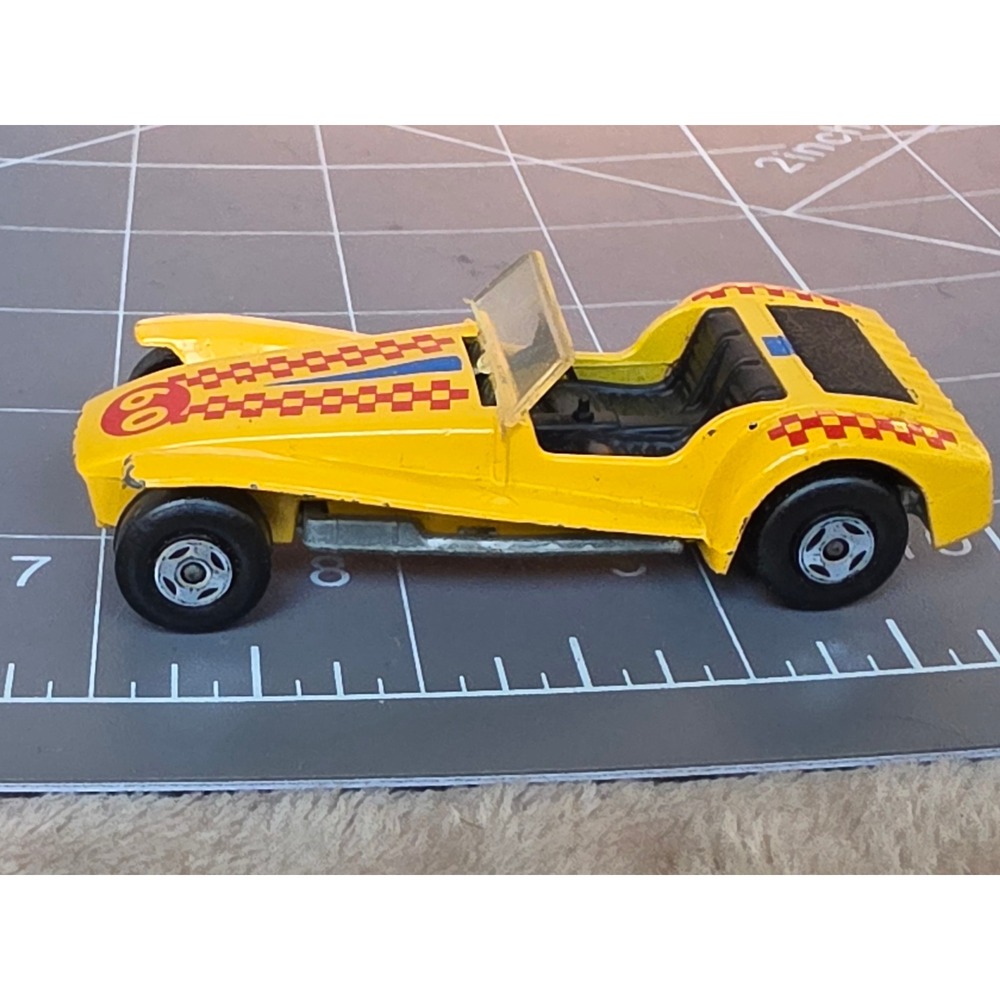 Matchbox Superfast Lotus Super Seven No 60 Yellow 1971 Lesney Made in England